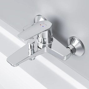 Vaňová a sprchová batéria AM.PM Gem F90A10000 jednopáková, chróm