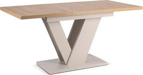 Vintino Jedálenský rozťahovací stôl ARES dub artisan/kašmír 120-160 cm