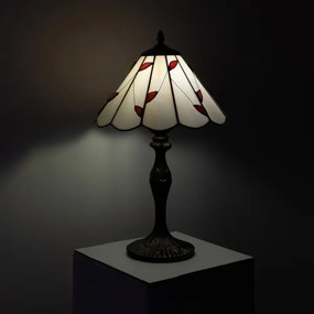 Brilagi - Tiffany vitrážová stolná lampa FOLIA 1xE27/60W/230V