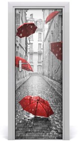 Fototapeta samolepiace na dvere dáždnik Francúzsko 95x205 cm