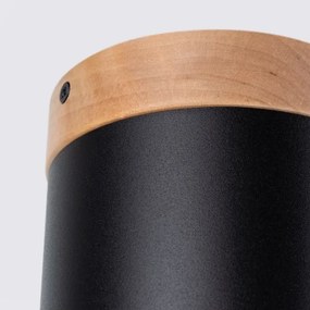 Sollux SL.1349 - Bodové svietidlo RIF 1xGU10/10W/230V pr. 12 cm čierna