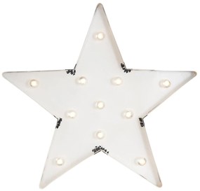 Dekorácia hviezd s LED svetielkami - 42 * 5 * 40 cm / 2x AA