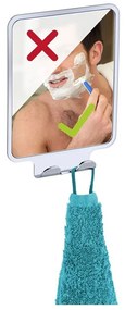 Zrkadlo s 2 háčikmi bez nutnosti vŕtania Wenko Vacuum-Loc, až 33g
