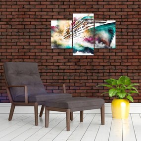 Obraz - Akvarelové more (90x60 cm)