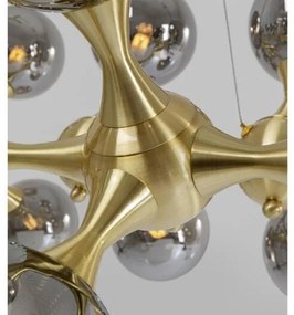 Atomic Balls visiaca lampa zlatá 140 cm