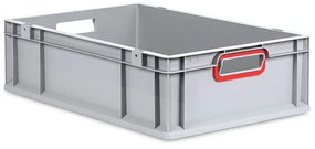 Sada 5 kusov - Eurobox Next Gen 2.0 - Stohovateľná nádoba s otvorenými rukoväťami - Červená - 600 x 400 x 170 mm