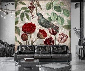 Gario Fototapeta Abstraktná vtáčika príroda - Andrea Haase Materiál: Vliesová, Rozmery: 100 x 100 cm