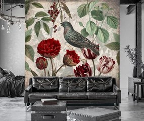 Gario Fototapeta Abstraktná vtáčika príroda - Andrea Haase Materiál: Vliesová, Rozmery: 250 x 250 cm
