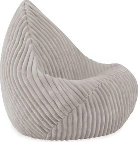 Sedací vak pre deti – béžový Lamell, prémiový manšestr