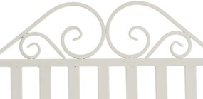 Kovové hojdacie kreslo Smile - Biela