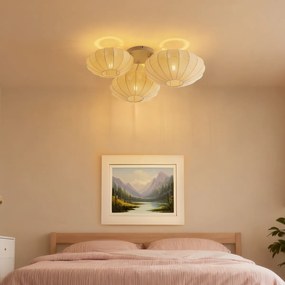 Japandi stropné svietidlo béžové 3-svetlá - Multi Bida