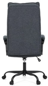 Autronic BONTEC Kancelárske kreslo, hojdací mechanizmus, čierna látka, KA-Y348 BK2 Farba: Šedá