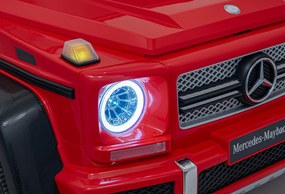 Ramiz Mercedes Benz MAYBACH G650 STRONG vozidlo Červená