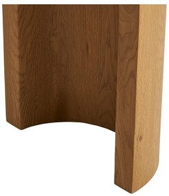 Konzolový stolík v dekore duba v prírodnej farbe 38x114 cm Bibione – House Nordic