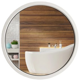 Tutumi Tutumi, okrúhle LED zrkadlo 60cm BL807, čierna-biela, HOM-06910
