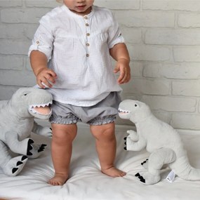 Plyšový Tyranosaurus Rex šedý L