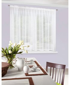 ZÁCLONA NA PÁSKE LUCY 350X150 CM BIELA