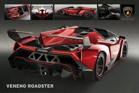 Plagát, Obraz - Lamborghini Veneno Roadster