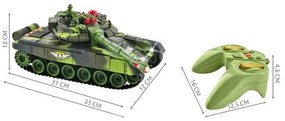 Kruzzel 22390 Vojenský tank 1:14, 2,4 GHz