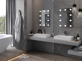 Mexen Dona, LED kúpeľňové zrkadlo s podsvietením 50 x 70 cm, 6000K, ochrana proti zahmlievaniu, 9818-050-070-611-00
