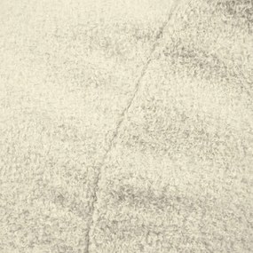 Krémový detský sedací vak z textílie buklé Game Amuse – SLOWDOWN