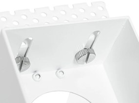 Sada 6 vstavaných bodových svetiel bielych GU10 50 mm bez rámu - Oneon