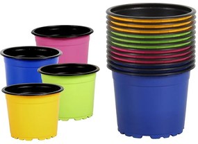 Kvetináč sadbový COLOR/BLACK d9cm; 12ks