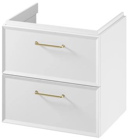 Cersanit Mille, umývadlová skrinka 594x446x551 mm, biela matná, S1021-001