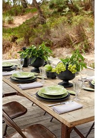 Svetlozelený kameninový polievkový tanier Costa Nova Riviera, ⌀ 25 cm