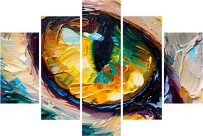 Obraz - Maľba mačacieho oka (150x105 cm)
