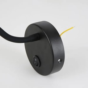 Brilagi -LED Stmievateľná flexibilná nástenná lampa MAYA 1xG9/4W/230V čierna/zlatá