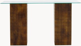 Sklenený písací stôl Damen