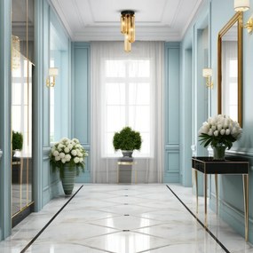 Stropné svietidlo Pax, 3x medové sklenené tienidlo, g, o