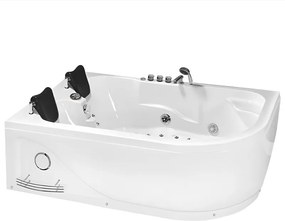 BPS-koupelny Hydromasážna vírivá vaňa Carmen 631RH 180x120 s ohrevom vody, pravá
