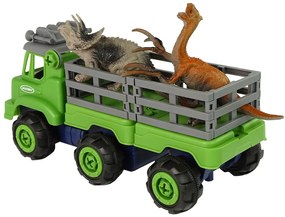 Lean Toys Nákladné auto na šrobovanie – 2 figúrky Dinosaurov