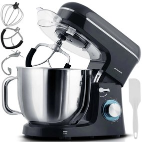 Berdsen 1400 W BD-756 3-v-1 planetárny mixér kuchynský robot 6 l Farba: strieborno-zlatý