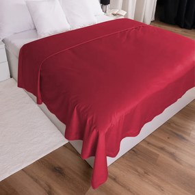 Biante Zamatový prehoz na posteľ Velvet Prémium SVP-007 Malinovo červený 140x200 cm