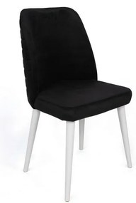 Súprava jedálenských stoličiek Tutku Black and White, 2 ks