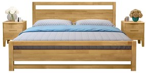 Manželská posteľ 160 cm Senalan (prírodná) (s roštom) (s úl. priestorom). Vlastná spoľahlivá doprava až k Vám domov. 1116500