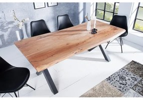 Jedálenský stôl Mammut X 200x100cm drevo Acacia -HONEY  - Komfort-nábytok