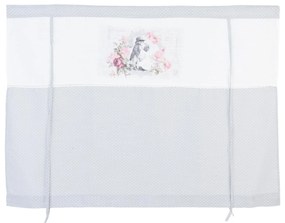 Béžové záclony pre deti a ruže