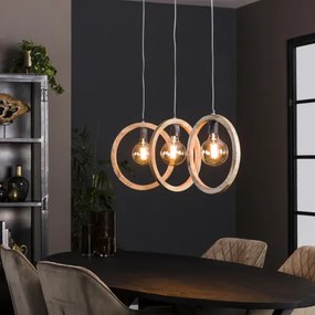 Luster 70-23 3L Round wood Mango  - Komfort-nábytok