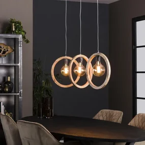 Luster 70-23 3L Round wood Mango  - Komfort-nábytok