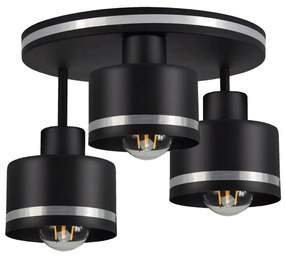 Prisadený luster BODO SILVER 3xE27/60W/230V