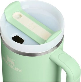 Šalviová zelená termoska so slamkou z nehrdzavejúcej ocele 1,18 l Quencher H2.0 FlowState Tumbler Pistachio – Stanley