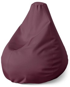 Sablio Sedací vak Pear Červenofialová - 70 x 95 x 15 cm