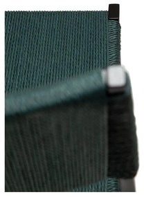 Tyrkysovomodrá jedálenská stolička Loop – DAN-FORM Denmark