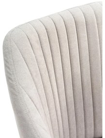 Svetlosivé čalúnené jedálenské kreslá v súprave 2 ks Nadi – Marckeric