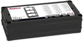 UNIVERSAL PRO 63 - 4 plastové police, čierne