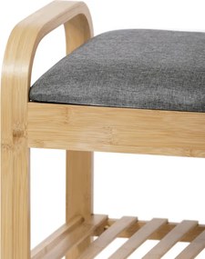 Bambusový botník prírodný DR-N1016 GREY2